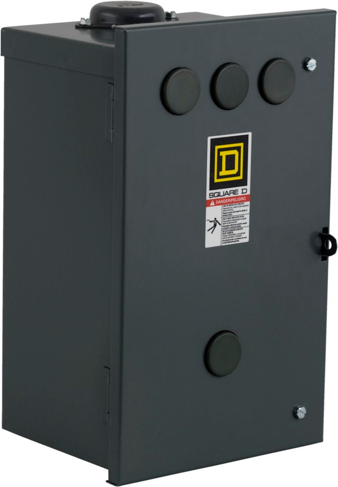 8903L Electrically Held Lighting Contactor, 8 P, 8 No, 30 A, 600 V, 110/120 V - 8903LH80V02