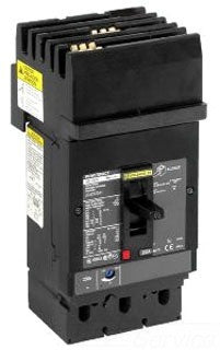 Molded Case Circuit Breaker, POWERPACT J Series, 200A, 2 Pole, 600V AC, 25kA at 240V AC - JDA262002