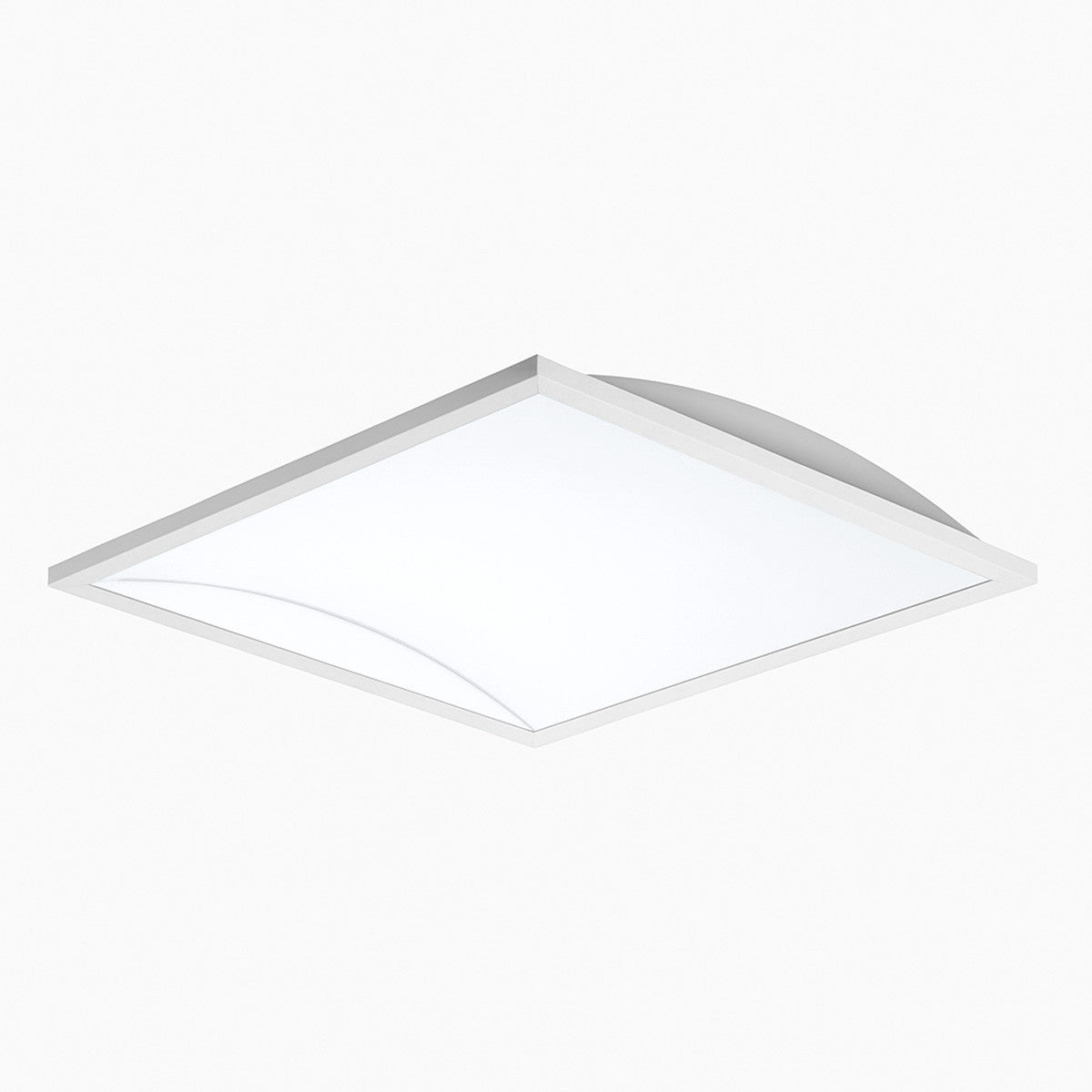 Curved Indirect LED Troffer - Multiwatt 25W/30W/40W - Max 5000 Lumens - 2X2 Foot - Color Tunable 35K/40K/50K - Aperture Optics - Standard Drop Ceiling Mount - 120-277V