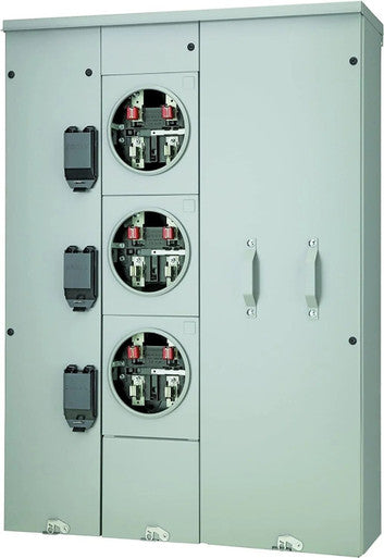 Siemens - WEP3311 Uni-PAK 3-Gang 300A Ring-Type Metering | Multi-Family, EUSERC Compliant, 1PH 120/240V