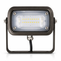 LED Outdoor Flood Light - 15 Watt - Trunnion Mount - 1950 Lumens - 5000K Daylight - 120-277V - Bronze Finish