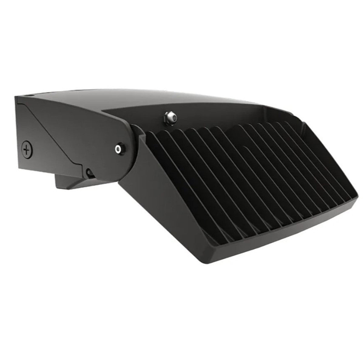 LED Uplight Adjustable Wallpack - Multi Watt Selectable 50W/65W/80W - Color Selectable 30K/40K/50K - Built-in Photocell with Switch - Bronze Finish - 0-10V Dimmable - 120-277V