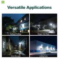 LED Uplight Adjustable Wallpack - Multi Watt Selectable 20W/30W/40W - Color Selectable 30K/40K/50K - Built-in Photocell with Switch - Bronze Finish - 0-10V Dimmable - 120-277V
