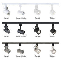 LED Track Heads Collection 2 - H Style Track Mount - Many Different Styles, Finishes, and Beam Angles