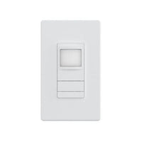 Wall Switch Sensor - Line Voltage,Multi-way Option,Passive Dual Technology ,Vacancy (default) or Auto-On ,White