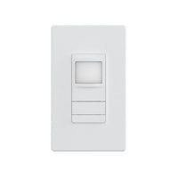 Wall Switch Sensor - Line Voltage,Multi-way Option,Passive Dual Technology ,Vacancy (default) or Auto-On ,White