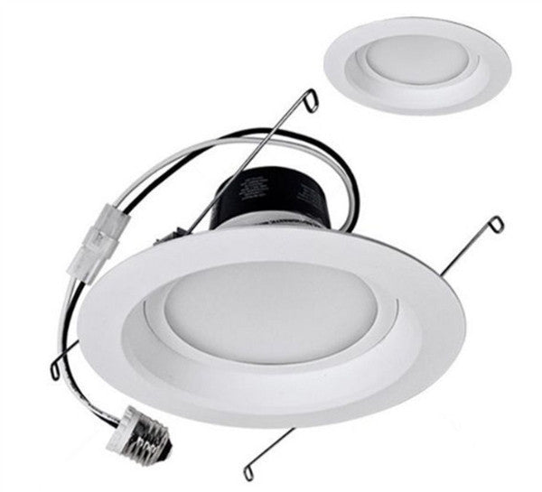 6 Inch Recessed Can Retrofit - 17 Watt - 1200 Lumens - 3000K Soft White - 120V - Recessed Can Required - Triac Dimmable