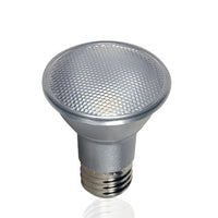 Wet Location LED PAR20 Bulb - 6.5 Watt - 520 Lumens - 3000K Soft White - 25 Deg Beam - E26 Medium Base - 120V - Dimmable