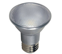 Wet Location LED PAR20 Bulb - 6.5 Watt - 520 Lumens - 3000K Soft White - 25 Deg Beam - E26 Medium Base - 120V - Dimmable
