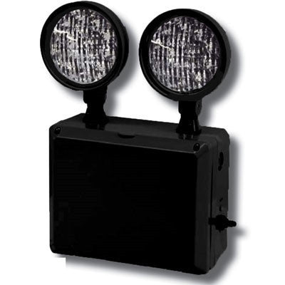 Wet Location Remote Capable LED Emergency Unit (Black)