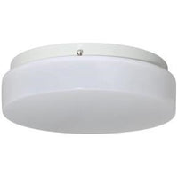 11 Inch LED Drum Light - 17 Watt - 1600 Lumens - 4000K Cool White - 120V - Dimmable - White