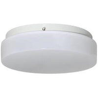 14 Inch LED Drum Light - 17 Watt - 1600 Lumens - 4000K Cool White - 120V - Dimmable - White
