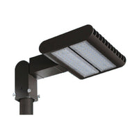 100 Watt LED Outdoor Flood Light - Slipfitter Mount - 10000 Lumens - 5000K Daylight - 120-277V - Bronze Finish