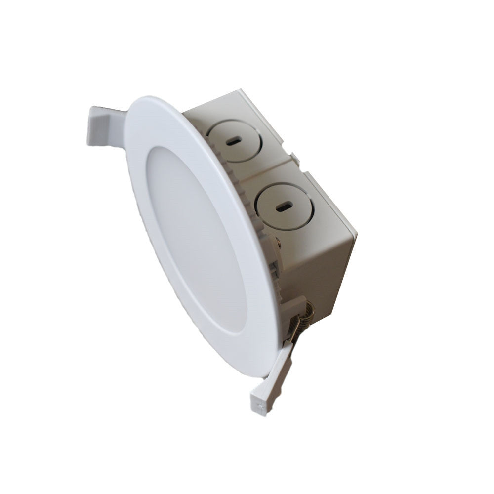 4 Inch Downlight Edge-lit - 8.5 Watt- 500 Lumens - 2700K Warm White - 120V - Dimmable - Recessed Can Not Required