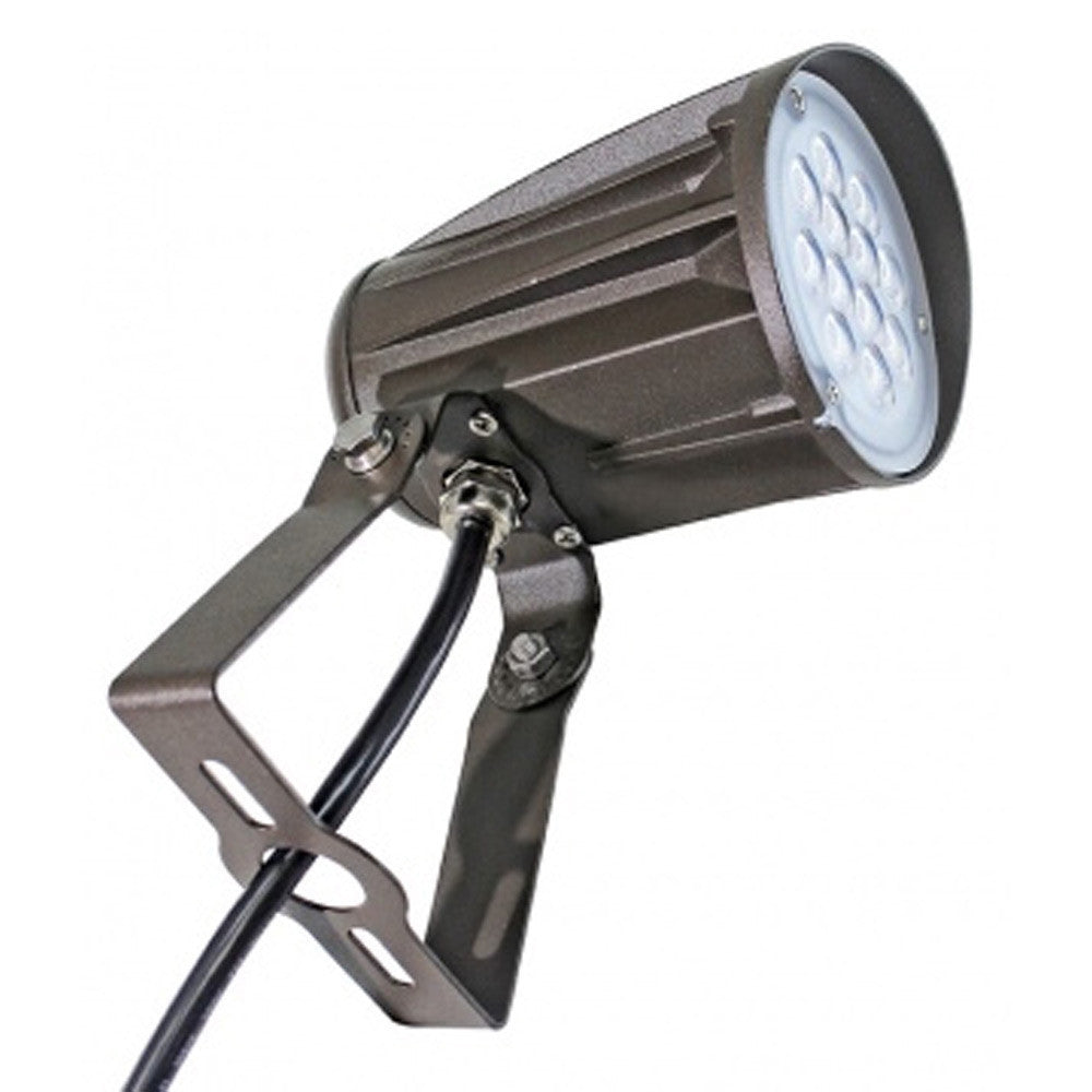 28 Watt LED Landscape Light with Trunnion Mount - Integrated LED - 2800 Lumens - 3000K Soft White - 120-277V