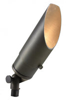 Solid Brass Directional Flood Light - Antique Bronze -  Includes 12V LED MR16 3000K Bulb - LD-009-BZ