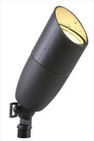 Cast Aluminum Directional Flood Light - Black -   Includes Integrated12V LED MR16 3000K - AD-003-BK