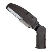 100 Watt LED Parking Lot Area Light - Slipfitter Mount - 13800 Lumens - 5000K Daylight - 120-277V - Bronze Finish