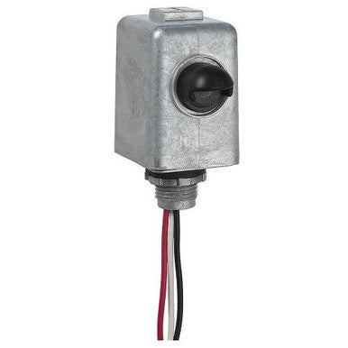 LED Electronic Photocontrol photocell sensor for outdoor lighting Metal Stem Mount, 120-277 V