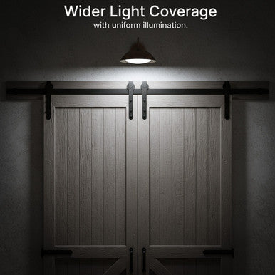 LED Outdoor Gooseneck Wall Lights - Small 12 Watts - 1000 Lumens - 5000K Daylight - 120-277V - Integrated Photocell - Bronze Finish