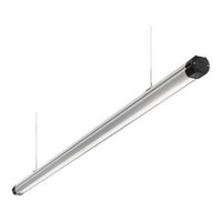 8FT LED linear lumniaire, Narrow distribution, 120V-277V, Osram LED driver, 3500K, 80 color rendering index, White