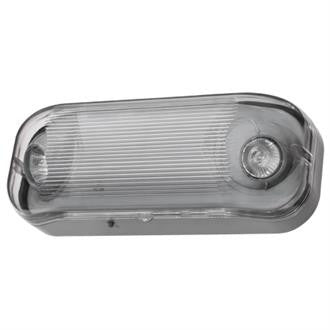 Wet Location Unit, Grey, 2 MR16 Lamps,