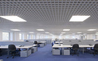 1x4 LED Flat Panel - 40 Watt - 4000 Lumens - 4000K Cool White - 120-277V - Dimmable - With Surface Mount Kit