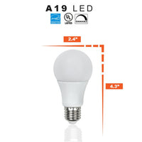 LED 15 Watt (100W Replacement) Dimmable A19 Light Bulb, 5000K - 120 Volt