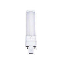 2 Pin PL LED Lamp - Replaces 7-9 Watt- G23 Base Lamps - Ballast Compatible or Bypass, 3500K and 300 Lumens