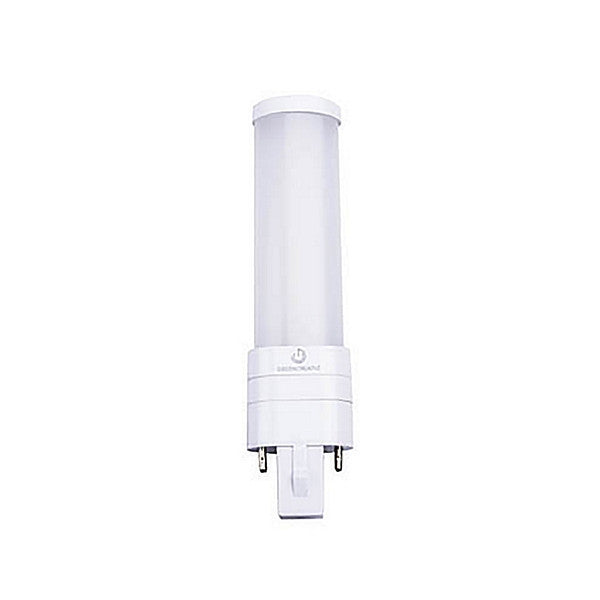 2 Pin PL LED Lamp - Replaces 7-9 Watt- G23 Base Lamps - Ballast Compatible or Bypass, 3500K and 300 Lumens