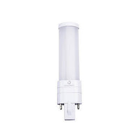 2 Pin PL LED Lamp - Replaces 7-9 Watt- G23 Base Lamps - Ballast Compatible or Bypass, 3500K and 300 Lumens