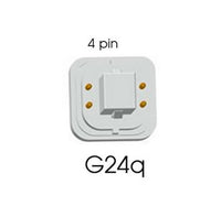 4 Pin CFL Retrofit - Replaces 26-32-42 Watt- G24Q Base Lamps - Ballast Compatible, 3000K and 850 Lumens