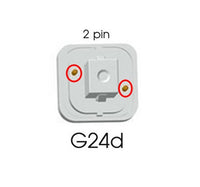LED PL Retrofit Lamp for 2 Pin CFL Bulbs - Replaces 18-26 Watt- G24D Base Lamps - Ballast Compatible, 5000K and 900 Lumens