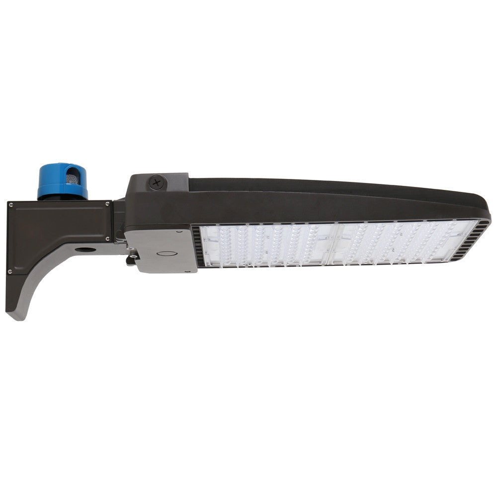 300 Watt LED Parking Lot Area Light - Pole Mount with Photocell - 41000 Lumens - 5000K Daylight - 120-277V - Bronze Finish