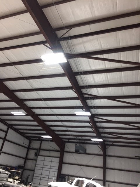 Linear LED High Bay Light - 16.5X10 Inches - Watt Selectable 135W/115W/100W - Max 20250 Lumens - Color Selectable 40K/50K - 120-277V - 0-10V Dimmable