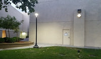 LED Post Light Fixtures With Pole Bracket Mount - 50 Watt, 6500 Lumens- Fits 2.5 to 3 Inch Poles