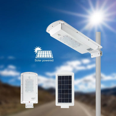 LED Solar Dusk to Dawn Light - 15 Watt - 1500 Lumens - 5000K Daylight - Pole Mount - with Motion Sensor