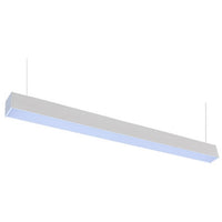 LED Squared Pendant Office Light - 40 Watt - 4700 Lumens - 4000K Cool White - 120-277V - With Suspension Hanging Kit