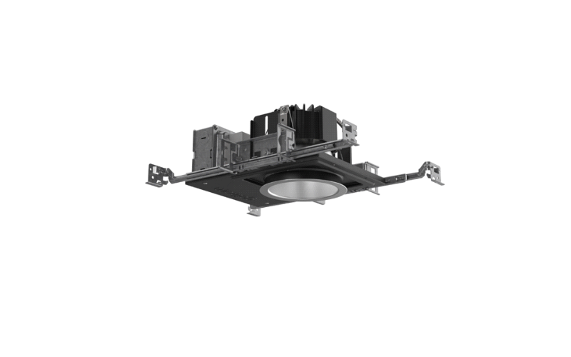 4IN Round Recessed Downlight Housing,Universal Control Input for ZT, ELV, EZT and DALI,New Construction Housing