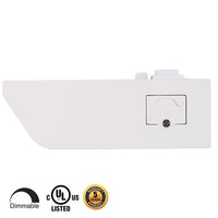 16 Inch LED Undercabinet Light - 5 Watt - 275 Lumens - Color Selectable 27K/30K/40K - 120V - White Finish - Dimmable With Adjustable/HI-Low Switch