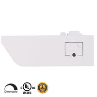 33 Inch LED Undercabinet Light - 16 Watt - 900 Lumens - Color Selectable 27K/30K/40K - 120V - White Finish - Dimmable With Adjustable/HI-Low Switch