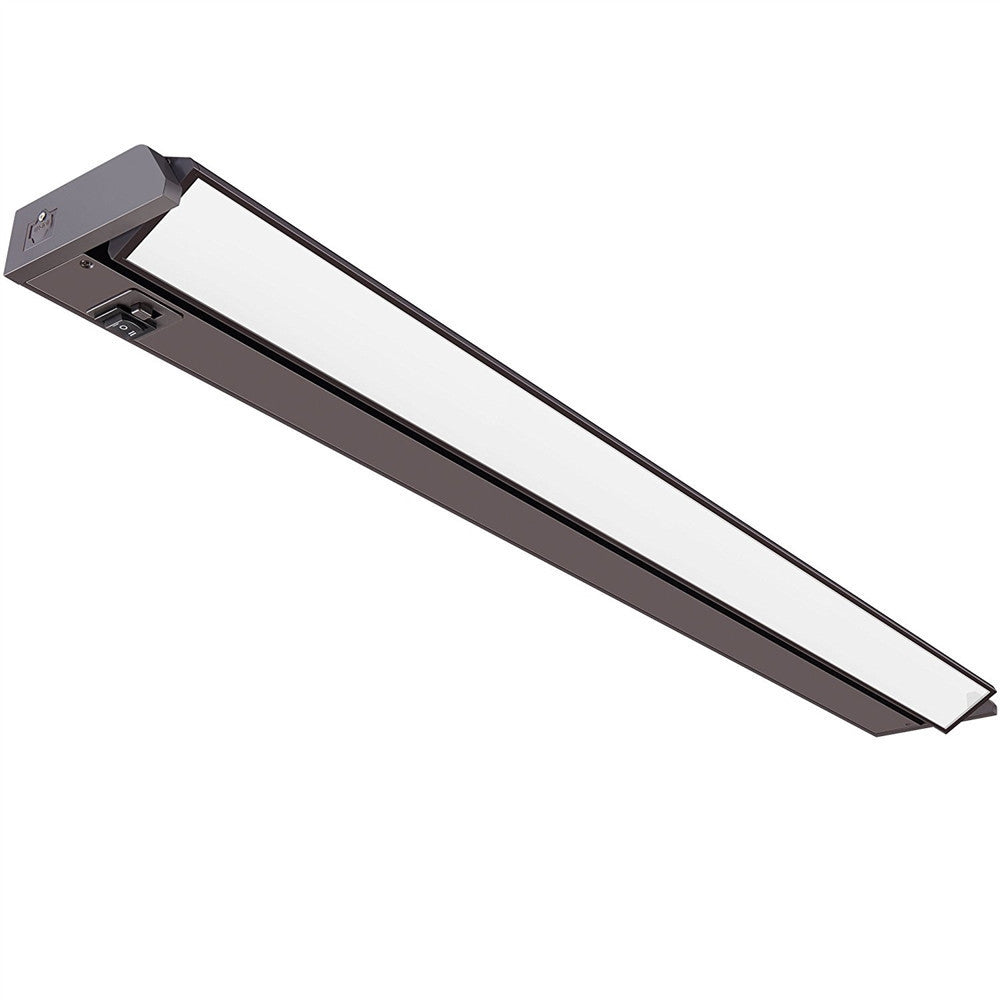 33 Inch LED Undercabinet Light - 16 Watt - 900 Lumens - Color Selectable 27K/30K/40K - 120V - Bronze Finish - Dimmable With Adjustable/HI-Low Switch