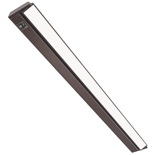 42 Inch LED Undercabinet Light - 20 Watt - 1100 Lumens - Color Selectable 27K/30K/40K - 120V - Bronze Finish - Dimmable With Adjustable/HI-Low Switch