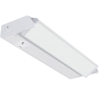 8 Inch LED Undercabinet Light - 3 Watt - 150 Lumens - Color Selectable 27K/30K/40K - 120V - White Finish - Dimmable With Adjustable/HI-Low Switch