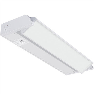 8 Inch LED Undercabinet Light - 3 Watt - 150 Lumens - Color Selectable 27K/30K/40K - 120V - White Finish - Dimmable With Adjustable/HI-Low Switch
