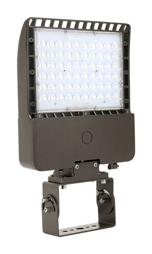 200 Watt LED Parking Lot Area Light - Trunnion Mount - 26000 Lumens - 5000K Daylight - 480V - Bronze Finish