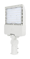 150 Watt LED Parking Lot Area Light - Slipfitter Mount with Photocell - 20800 Lumens - 5000K Daylight - 120-277V - White Finish