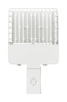 150 Watt LED Parking Lot Area Light - Wall Mount with Motion Sensor - 20800 Lumens - 5000K Daylight - 120-277V - White Finish