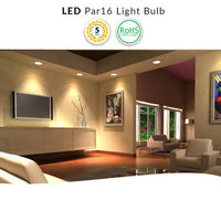 6.5 Watt LED PAR16 Bulb - E26 Medium Base - 500 Lumens - 3000K Soft White - 120V - Dimmable