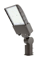 40 Watt LED Parking Lot Area Light - Slipfitter Mount - 5600 Lumens - 5000K Daylight - 120-277V - Bronze Finish